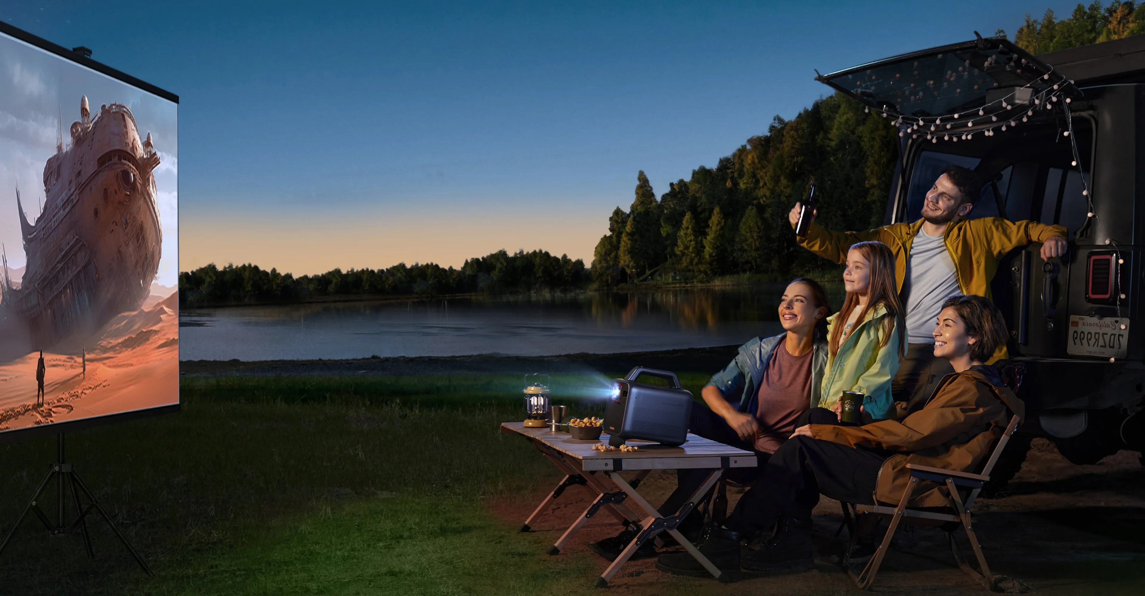 Anker Nebula Mars III Projector, 1000 ANSI Lumens, 1080p, D2333211 - Black
