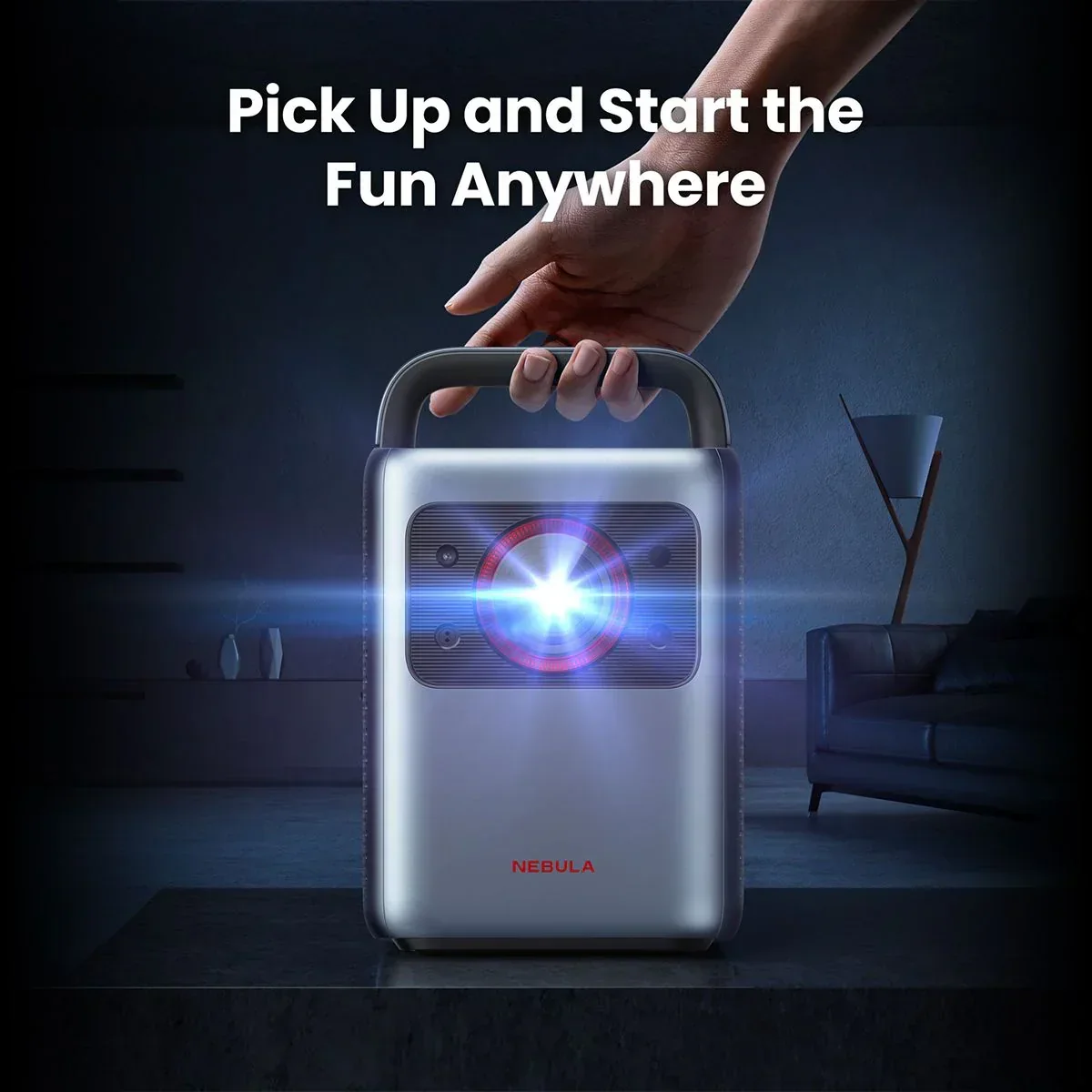 Anker Nebula Cosmos Laser 4K Projector (D23502F2) – Grey