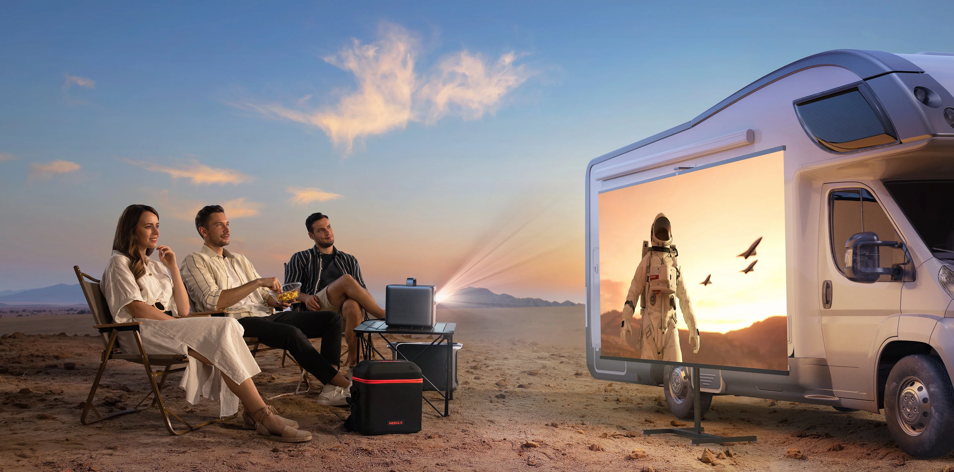 Anker Nebula Cosmos Laser 4K Projector (D23502F2) – Grey