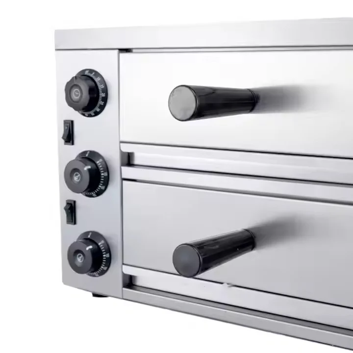 KKF, Double Tray Stainless Steel Electric Pizza Oven