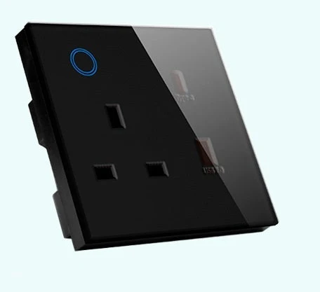 Gopeta, WiFi 13A UK Single Socket with 2 USB Outlets (USB-A & USB-C)