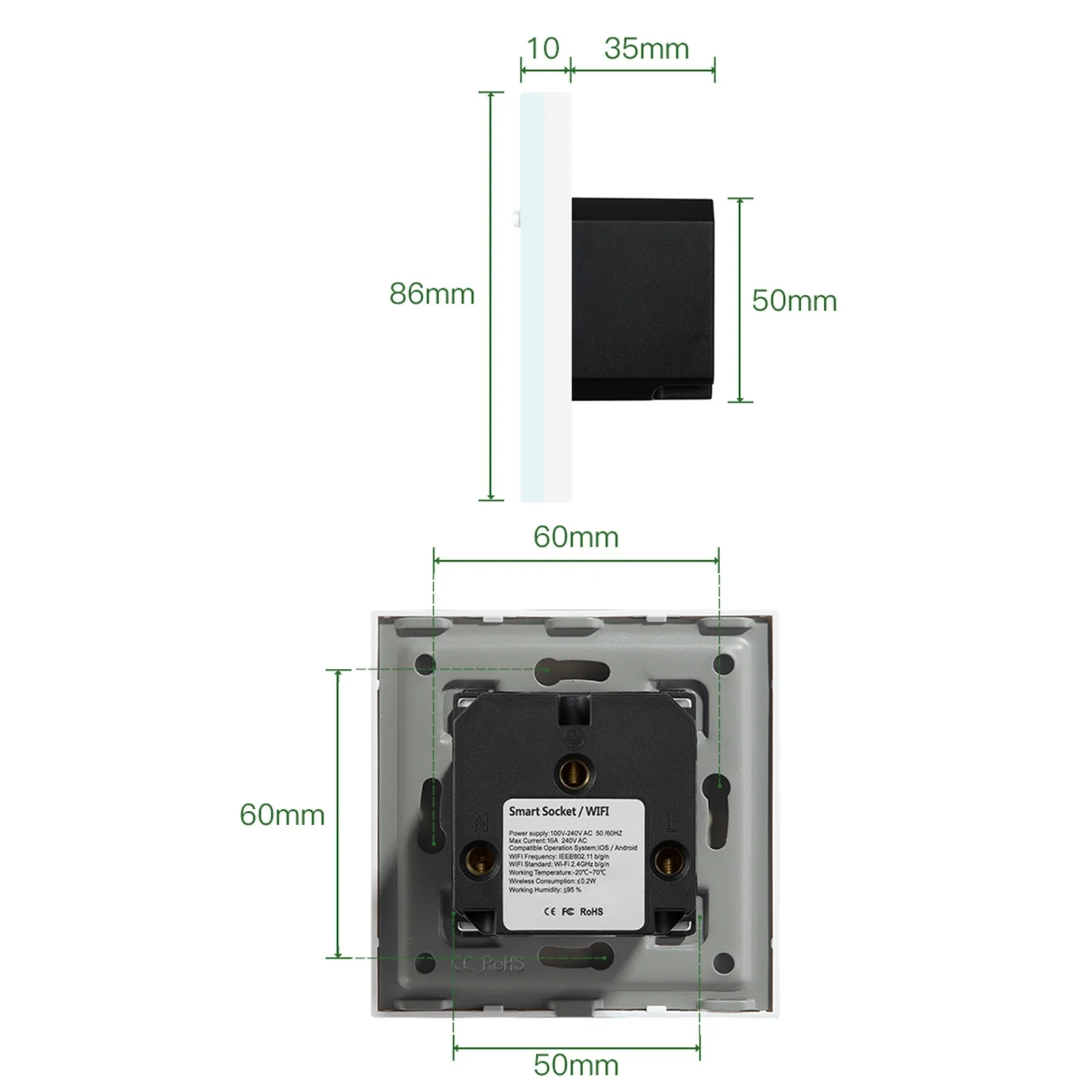 Gopeta, Smart WiFi 13A UK Single Socket