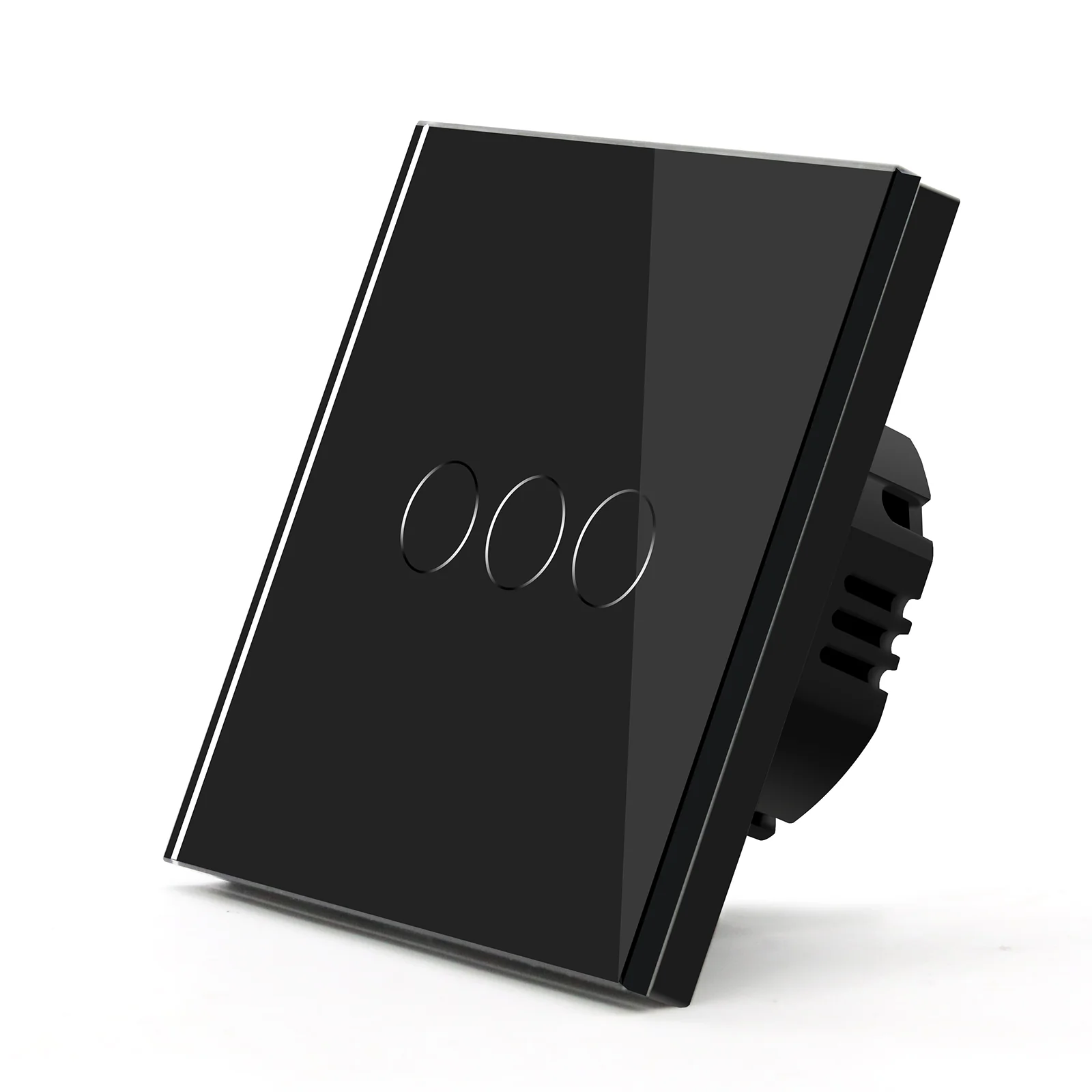 Gopeta, 3-Gang Smart Wi-Fi Touch Switch 600W with Glass Panel
