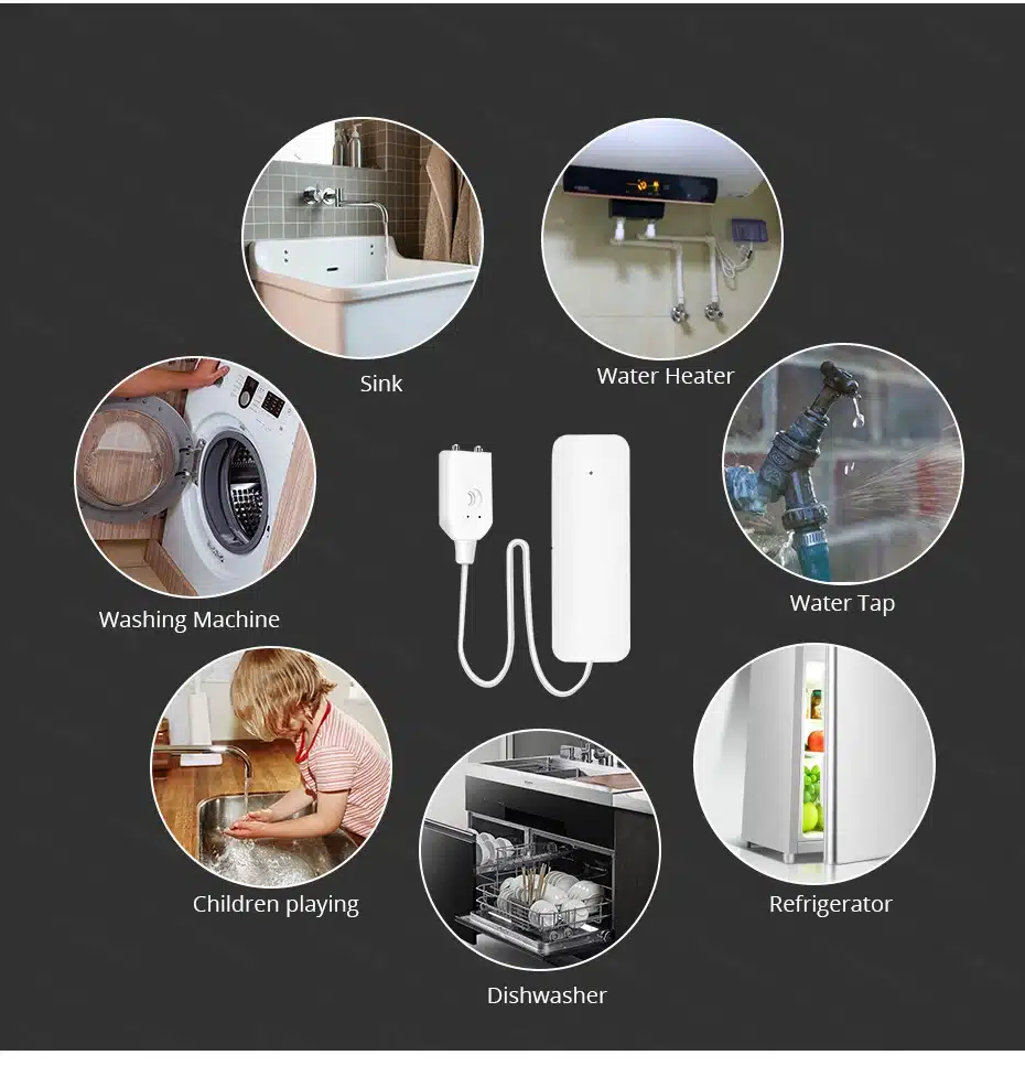 Gopeta WL-898WT, Tuya WIFI Water Leakage Sensor