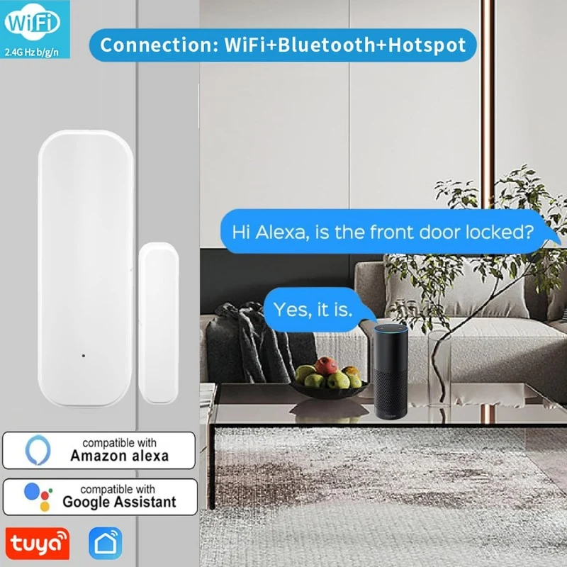 Gopeta, Tuya WiFi Door and Window Magnetic Sensor