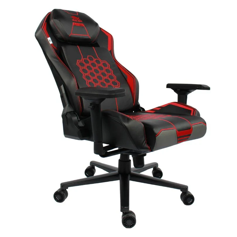 Black Bull Super Pro Gaming Chair with Gamax P201-RB RGB Carbon Fiber Gaming Table 140x100x74cm