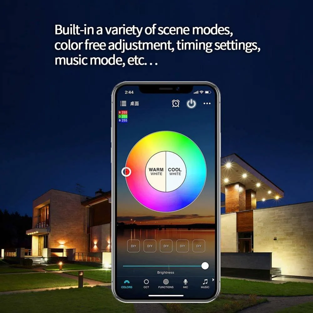 Gopeta, TUYA Smart WiFi LED Strip Light 5m, RGB+CW (2700–6500K) – WiFi & Bluetooth Dual Mode