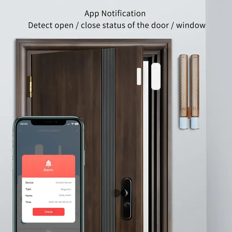 Gopeta, Smart Wi-Fi Door and Window Sensor for Home Security