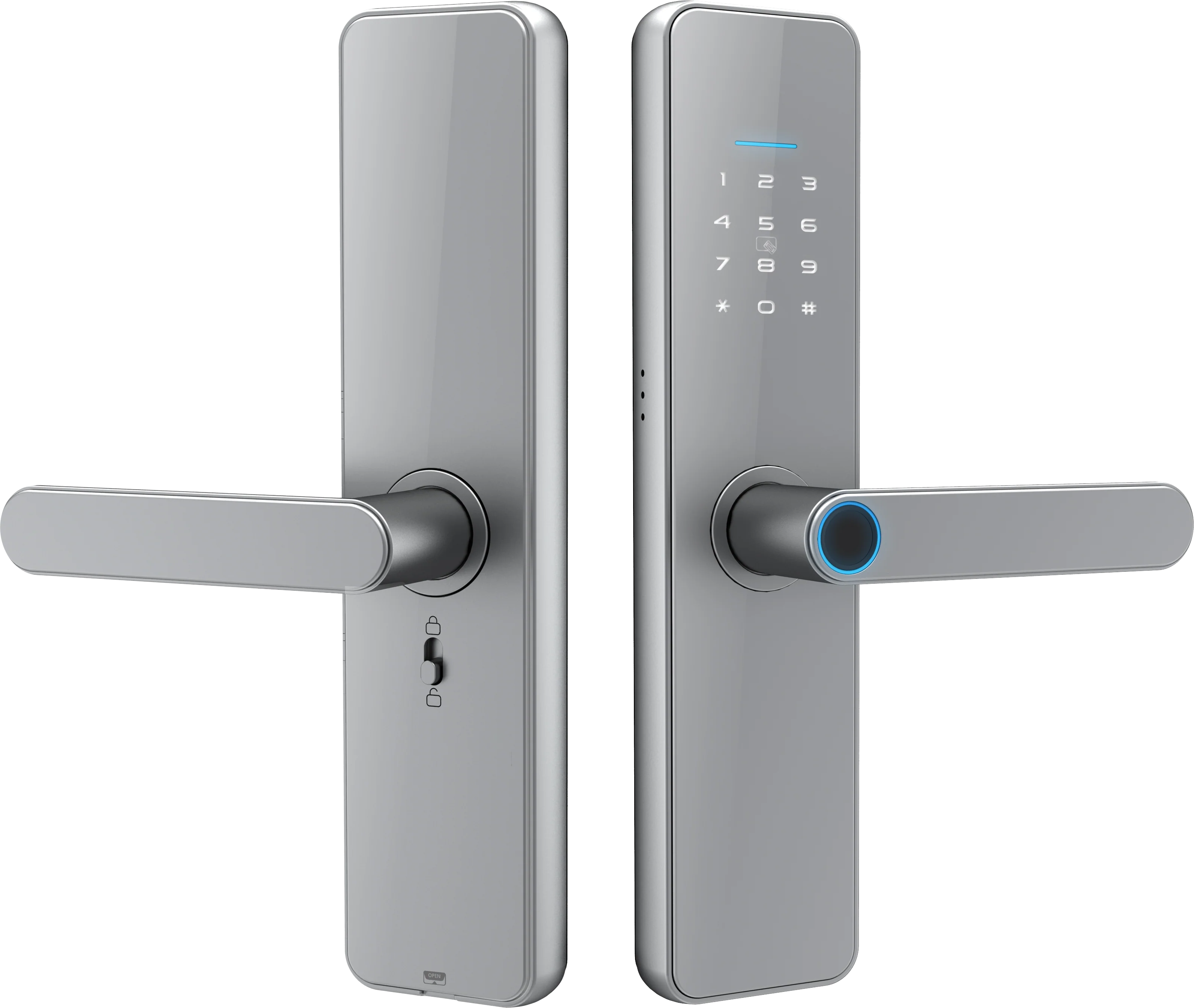 Gopeta C91 Pro, Smart Lock for Wooden Doors with TTLock App, Fingerprint, RFID & Passcode Access