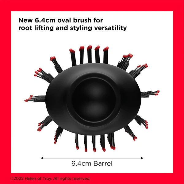 Revlon, One-Step Volumiser Plus – 30% Smaller Oval Brush, Titanium Ceramic Tourmaline, Ionic Technology – Smooth, Voluminous Hair