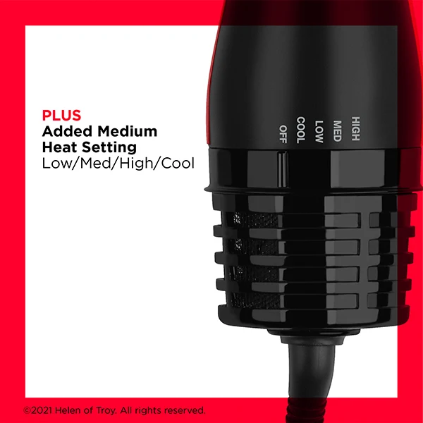 Revlon, One-Step Volumiser Plus – 30% Smaller Oval Brush, Titanium Ceramic Tourmaline, Ionic Technology – Smooth, Voluminous Hair