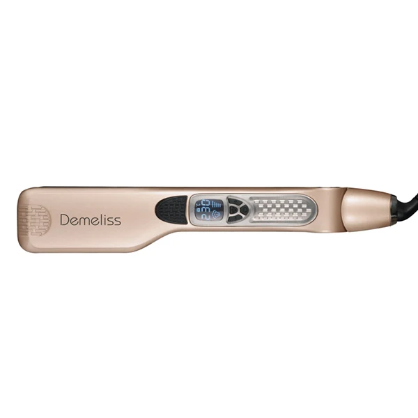 Demeliss Paris, Titanium and Steam Hair Straightener with Digital Temperature Control (150–230°C)