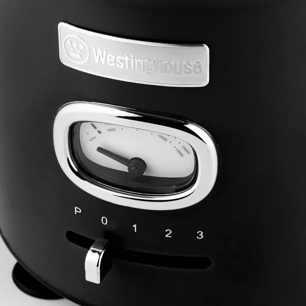 Westinghouse, Retro Table Blender with 1.5L Glass Jar & 3-Speed Control (600W)