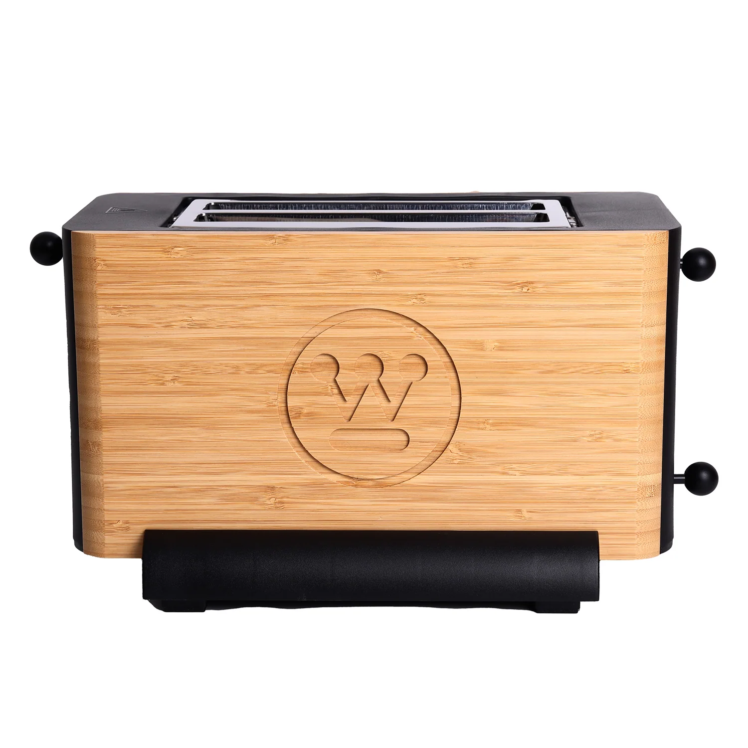 Westinghouse Bamboo Toaster with Extra-Long Slots & Adjustable Browning Control - 1400W