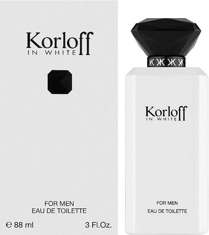 Korloff In White EDT For Him - 88 ml
