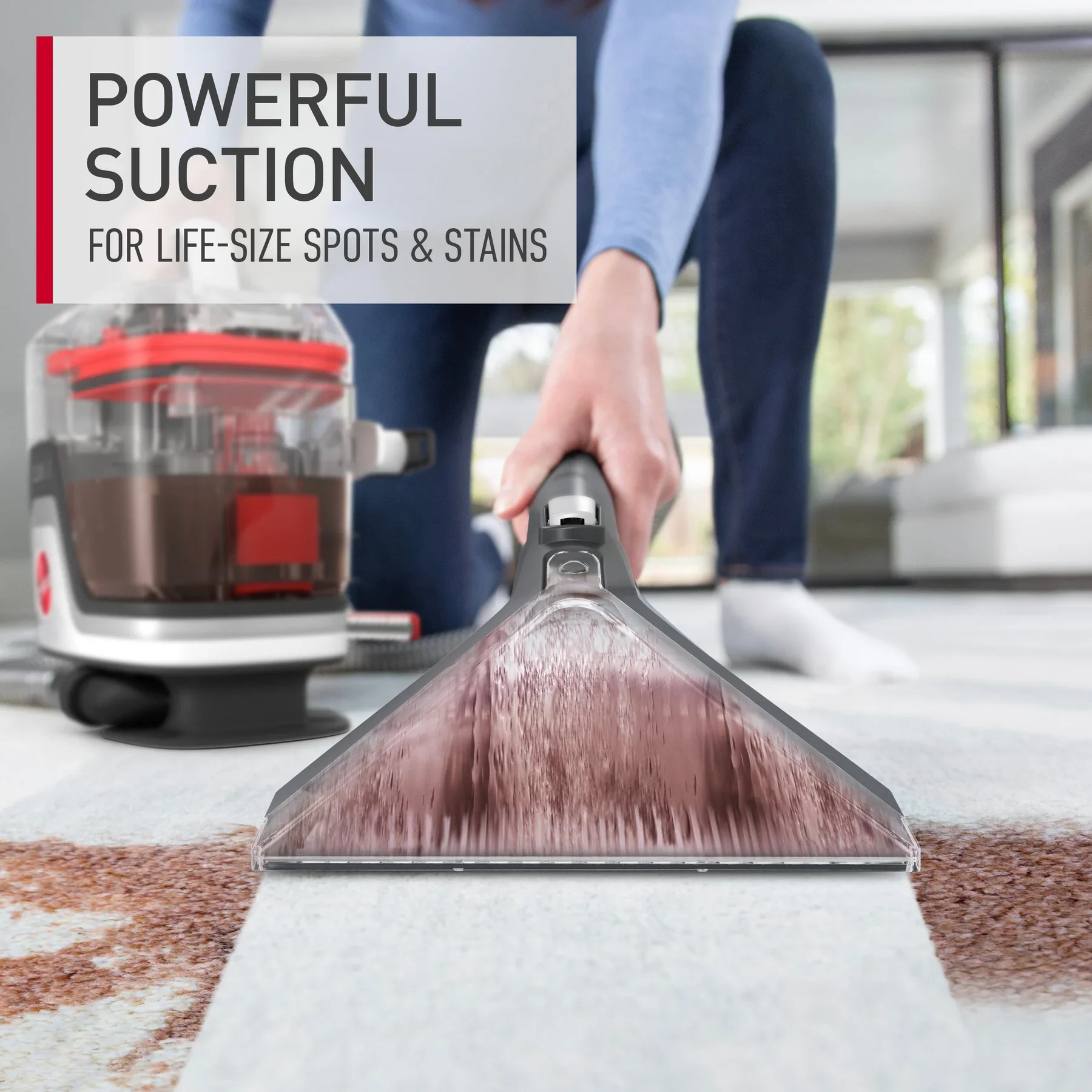 Hoover, CleanSlate Spotwasher – Portable Carpet & Upholstery Cleaner with Multi-Tool Kit