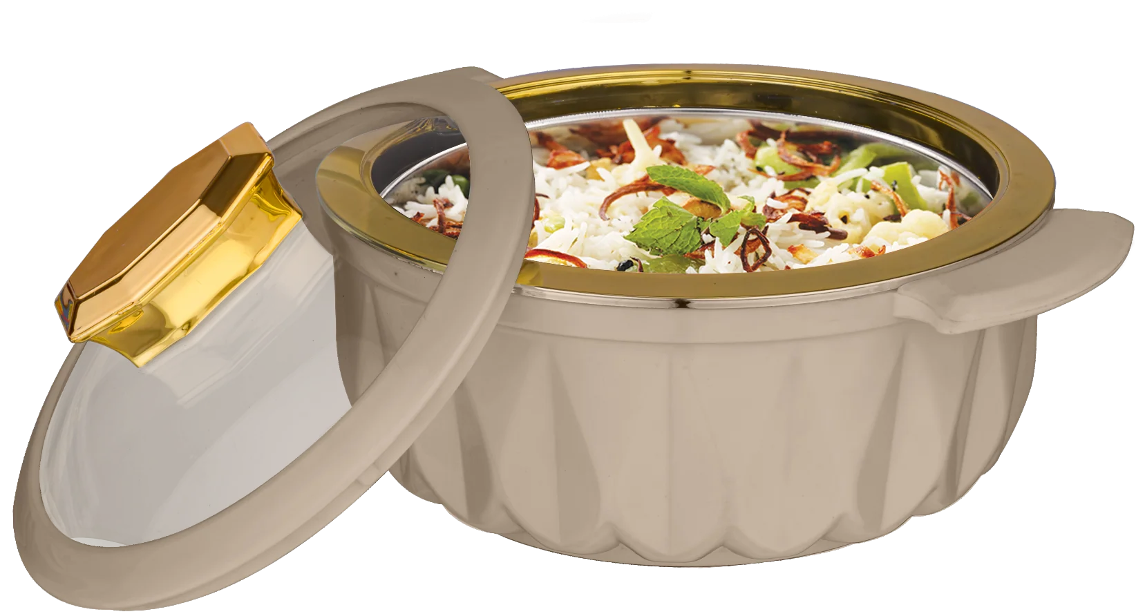 Daewoo Thermoware Casserole Set – 3 Pieces (3.2L, 2.4L, 1.8L)