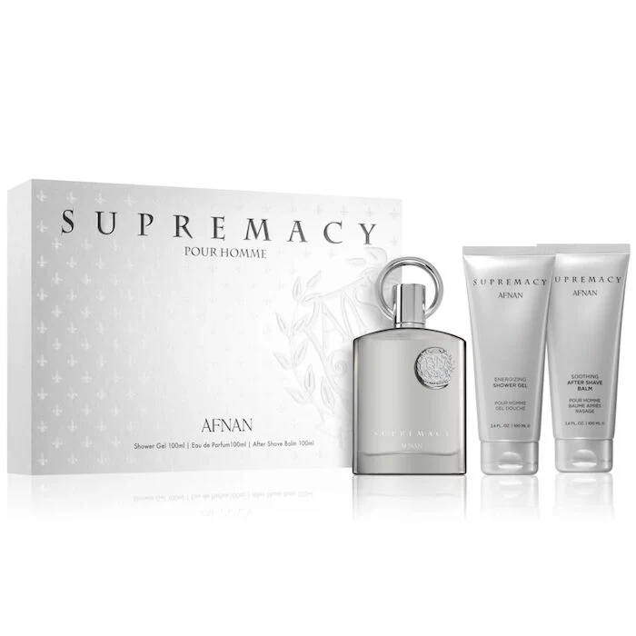 Afnan Supremacy 3 Pcs Set For Him - EDP 100 ML+Shower Gel 150 ML+After Shave 150 ML