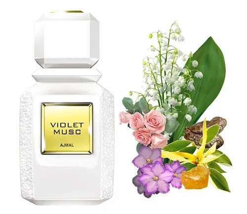 Ajmal Violet Musc EDP For Unisex - 100ml