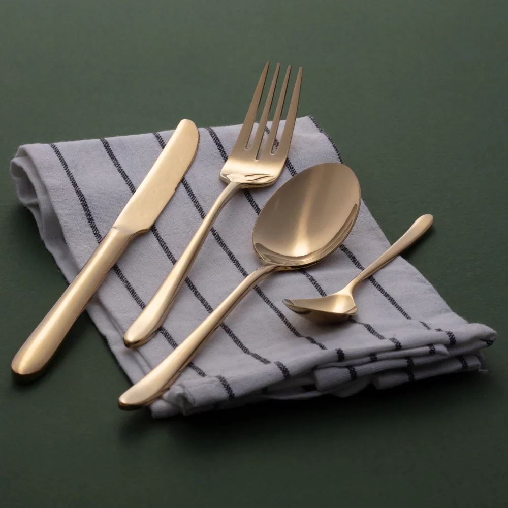 Arshia TM1401GS-3016, Premium Stainless Steel Cutlery Set – 50pcs