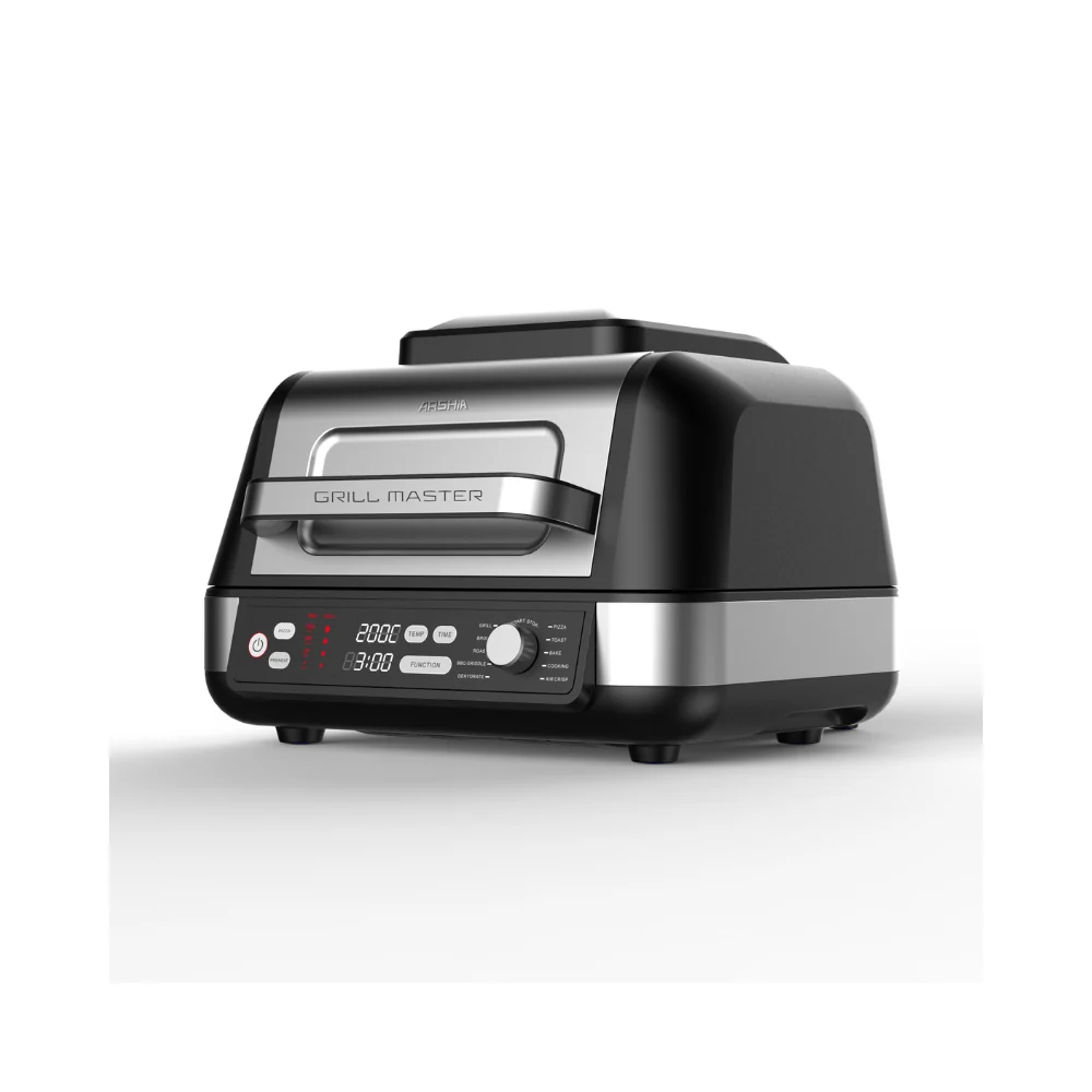 Arshia GM498-3305BS, 10-in-1 Air Fryer Grill Master 1750W – 10L XL Capacity