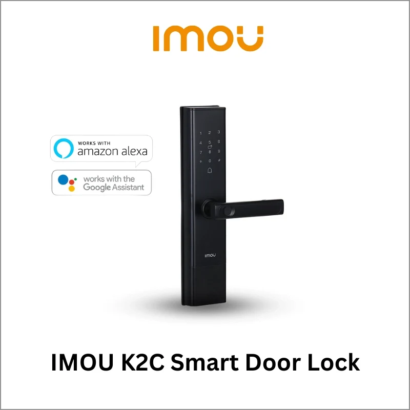 Imou Smart Lock ASL-K2C-H-W-B – Smart Wi-Fi Video Door Lock with 2K Camera