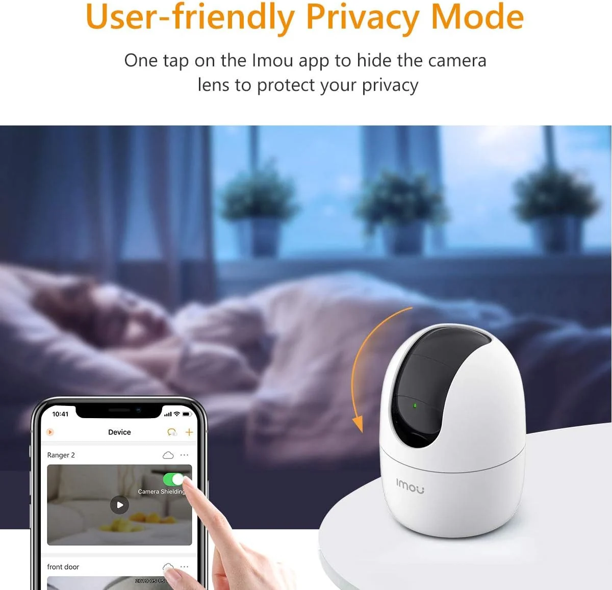 Imou Ranger 2 5MP-H3 (IPC-K2EP-5H3W) (3.6мм) 5MP, Swivel, with WiFi, Microphone and Speaker