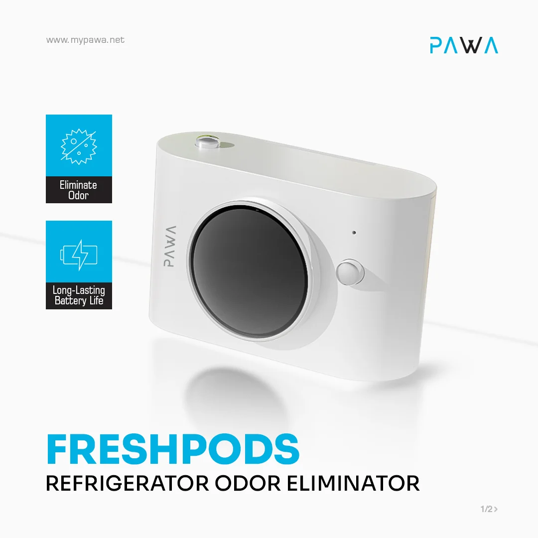 Pawa, Freshpods Refrigerator Odor Eliminator - White