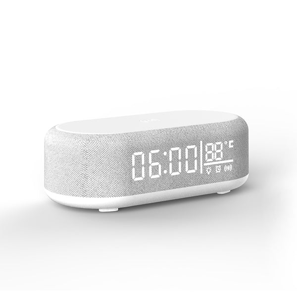 Engage, Wireless RGB Lights Bluetooth Speaker With Digital Alarm Clock