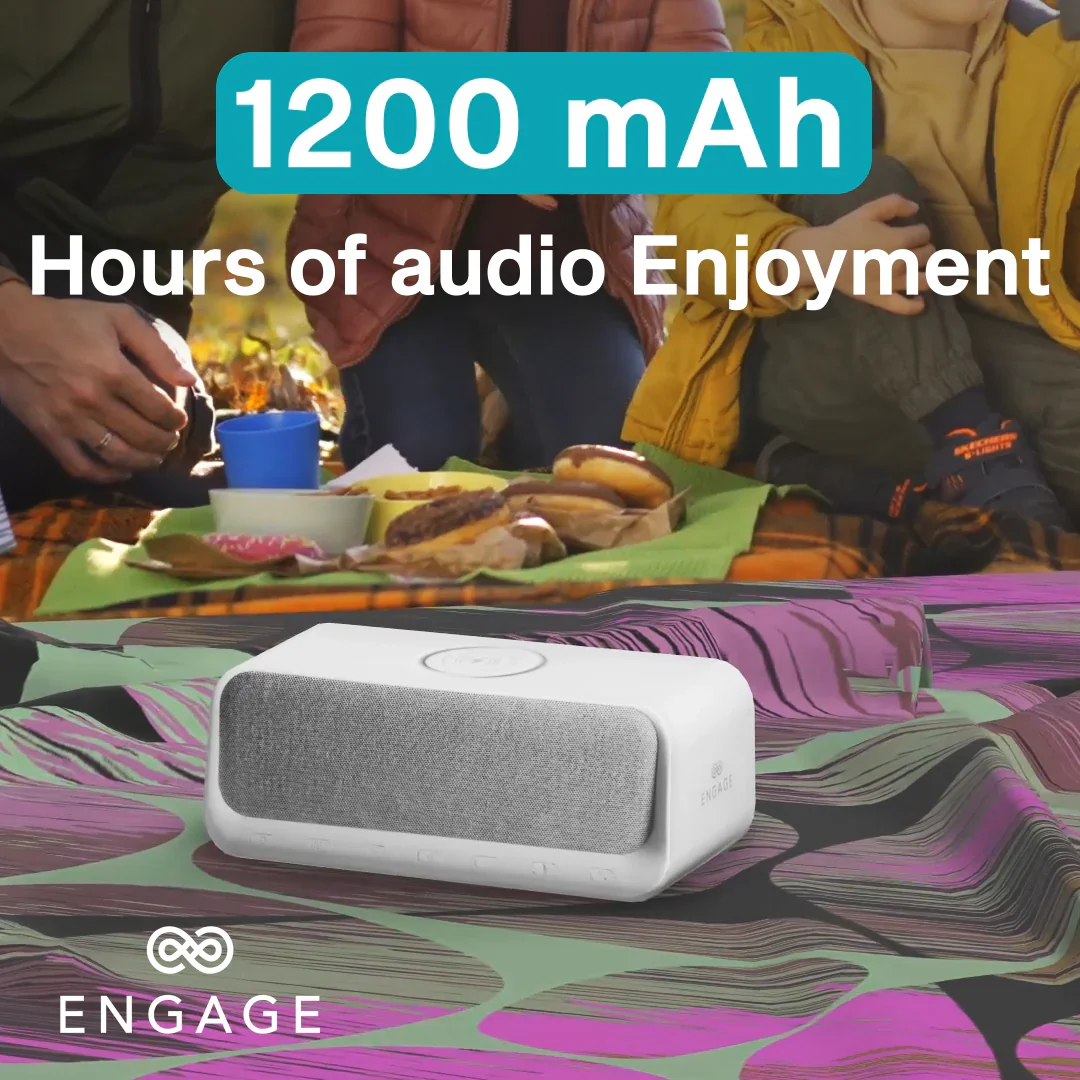 Engage, Multifunctional Bluetooth Speaker with Digital Alarm Clock