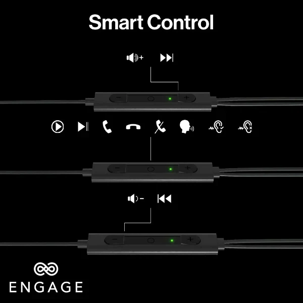 Engage, Active Noise Cancellation USB-C Wired Headset With Mic