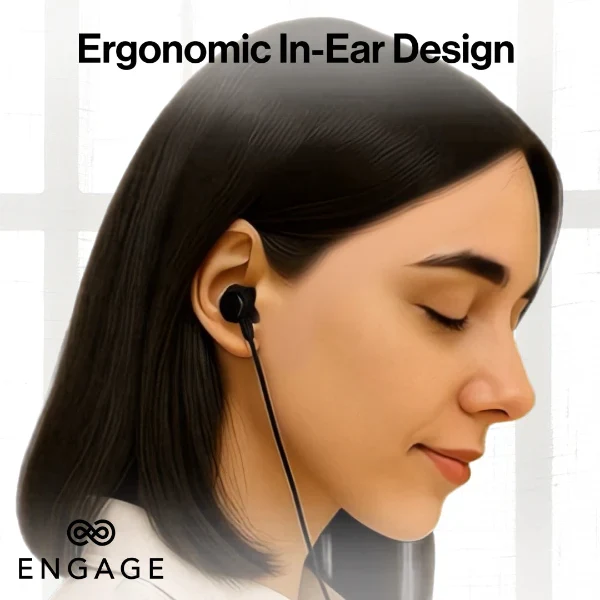 Engage, Active Noise Cancellation USB-C Wired Headset With Mic