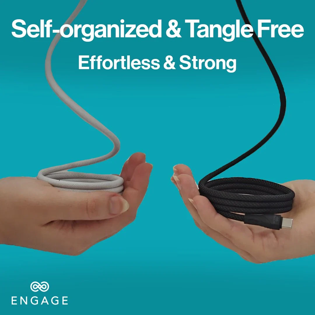 Engage, Magnetic USB-C Cable with Lightning Adapter (60W)