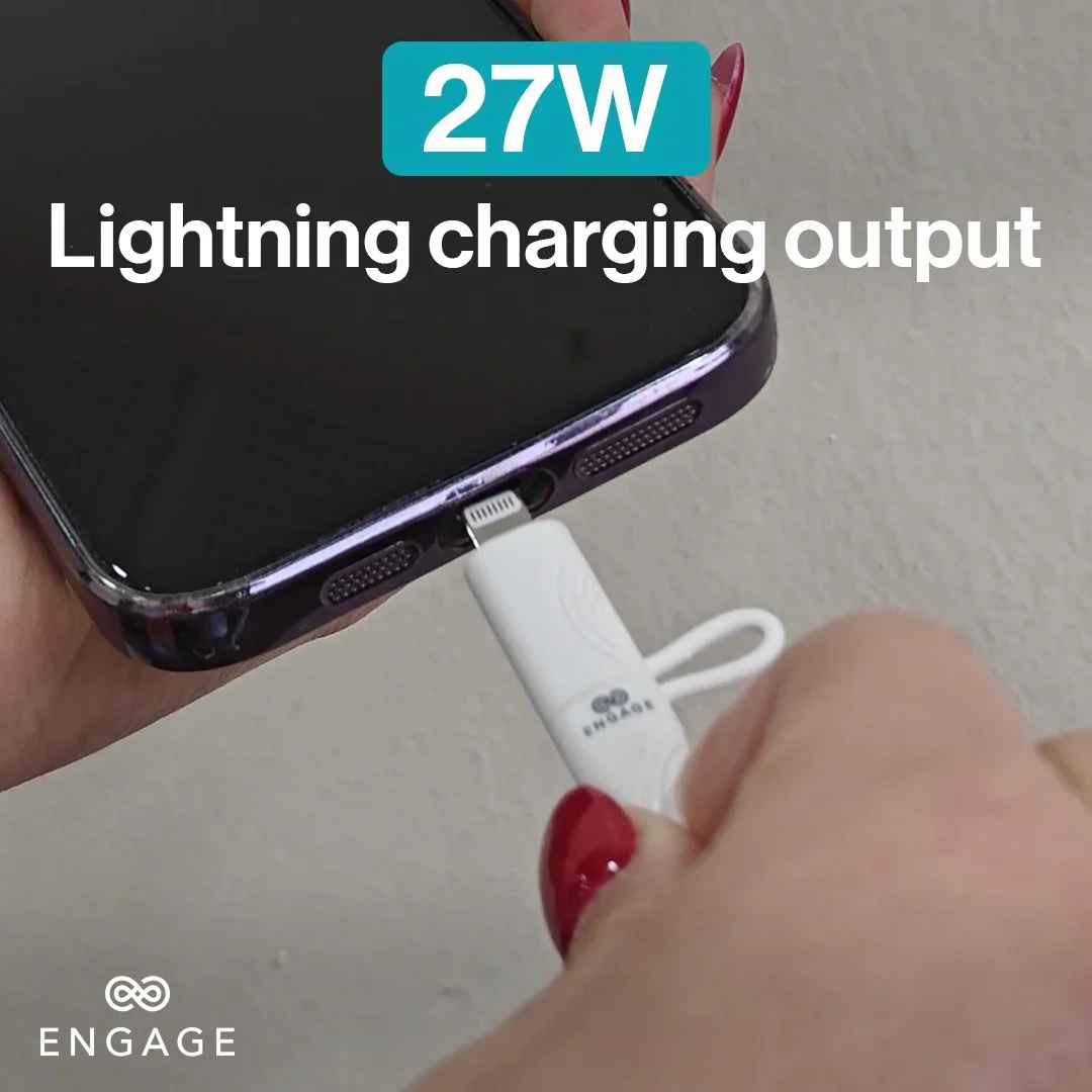 Engage, Magnetic USB-C Cable with Lightning Adapter (60W)