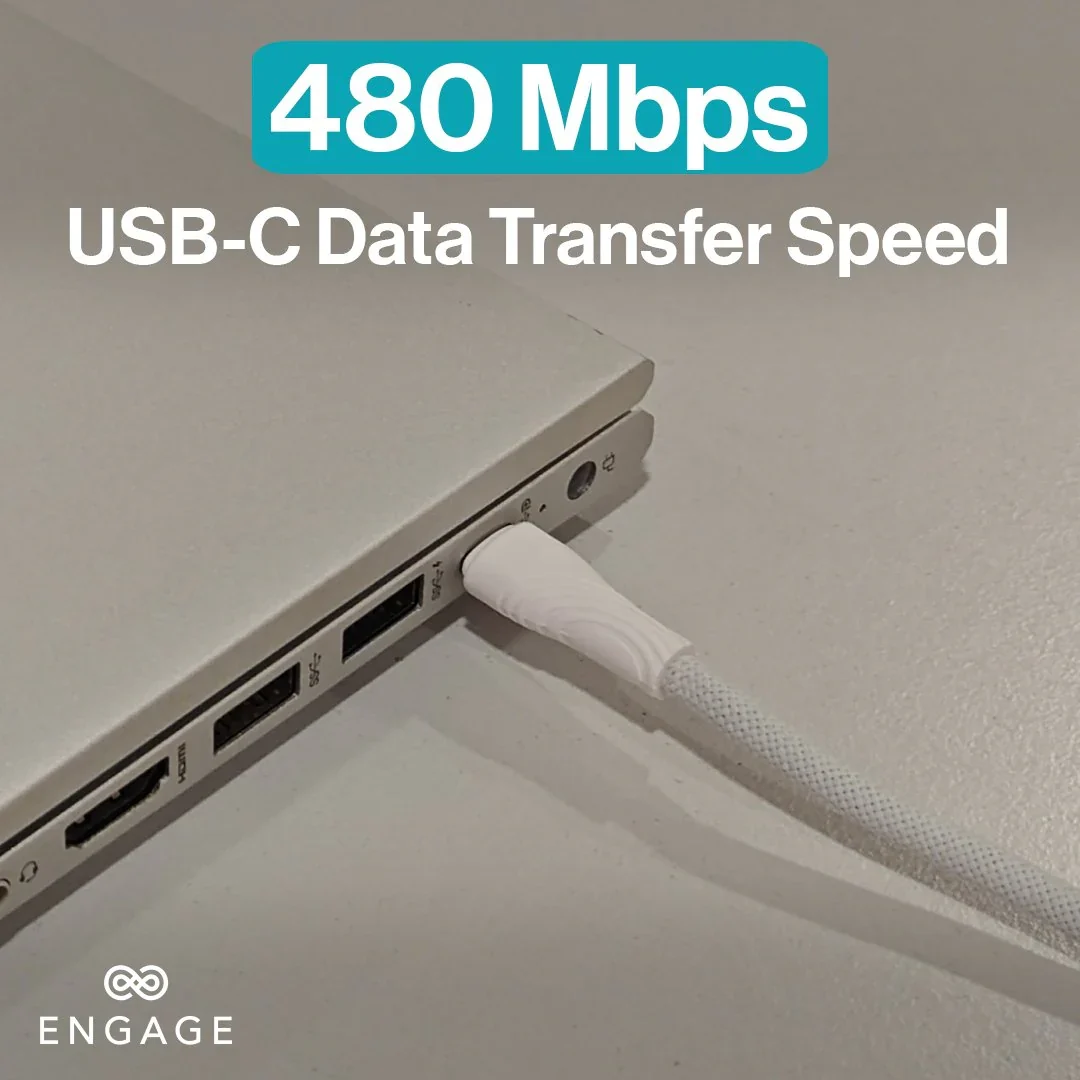 Engage, Magnetic USB-C Cable with Lightning Adapter (60W)