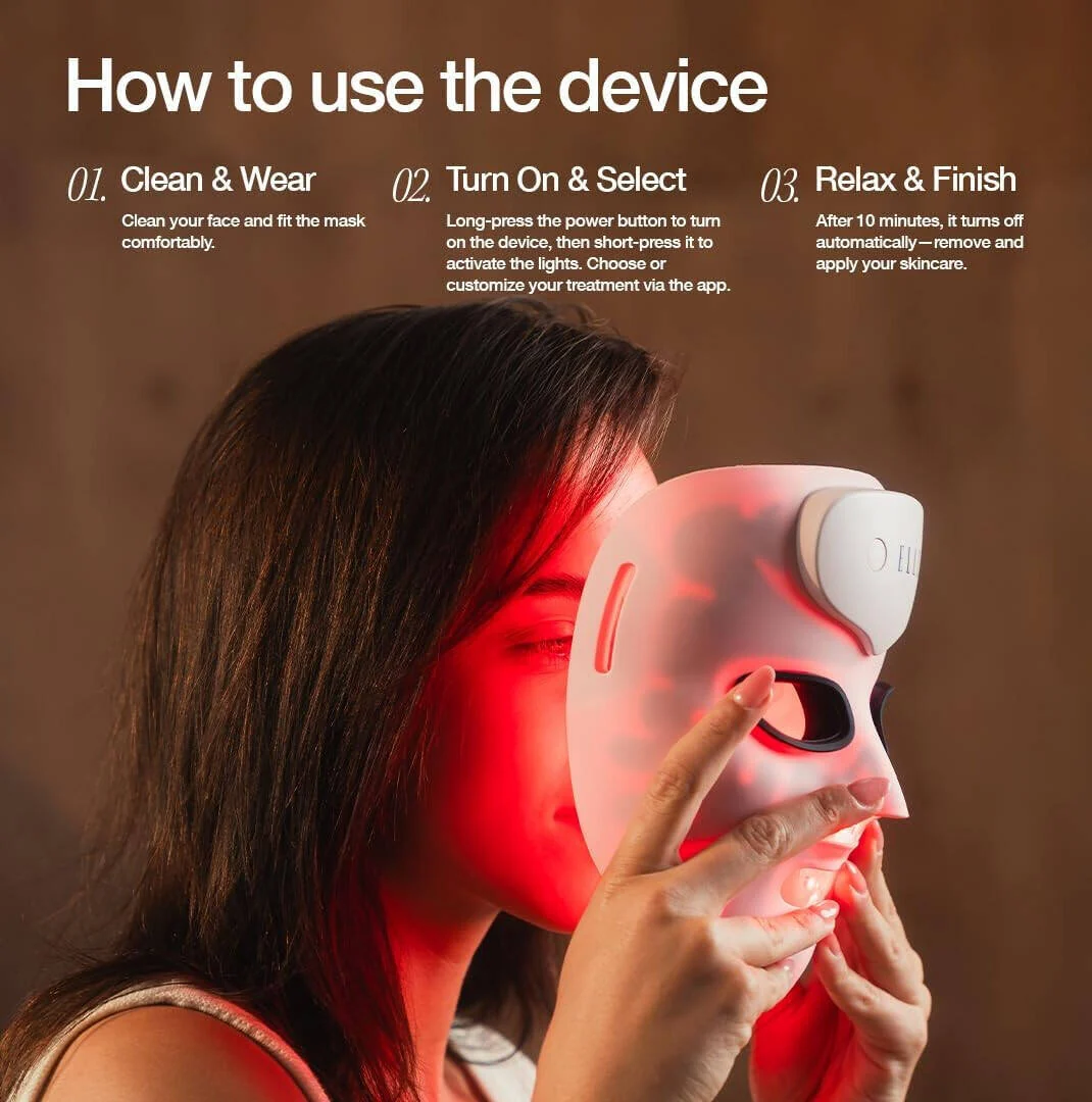 ELLE, Radiance Boost Pro Facewear LED Mask