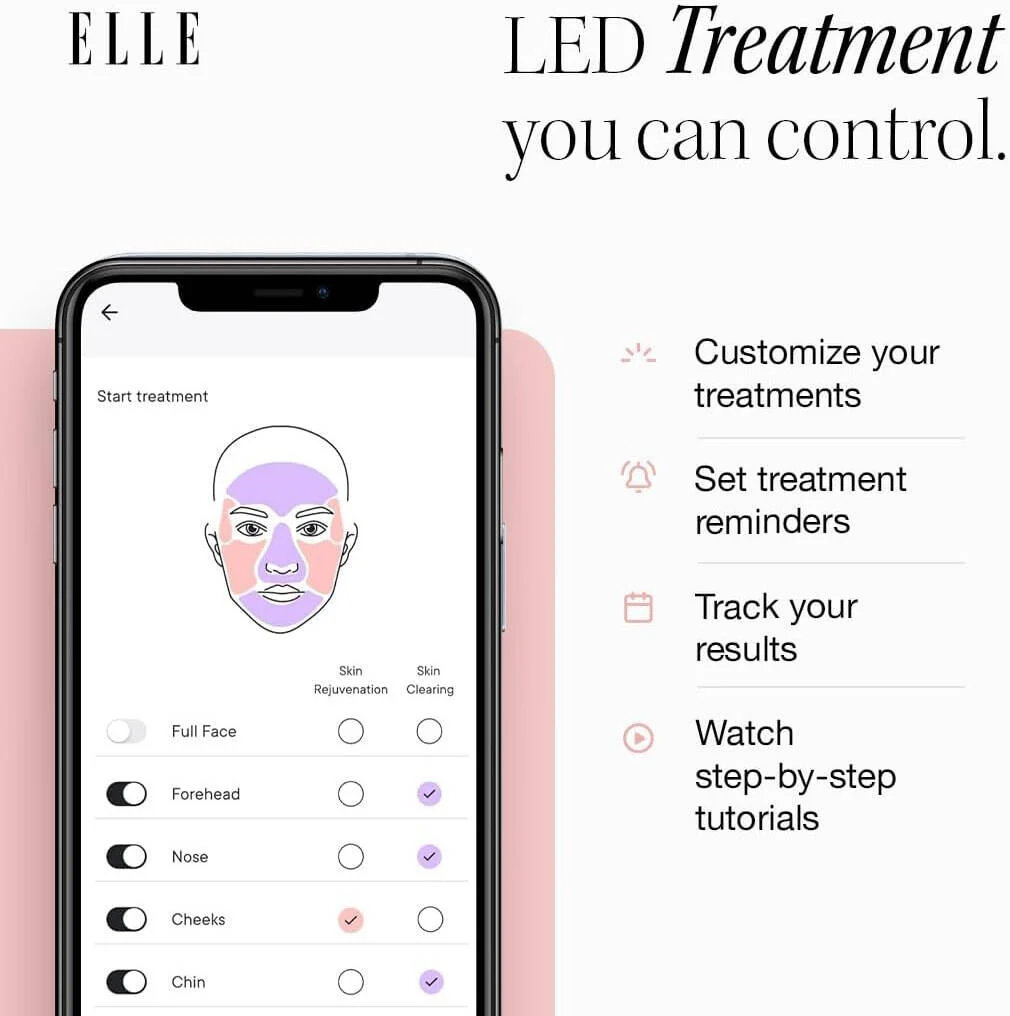 ELLE, Radiance Boost Pro Facewear LED Mask