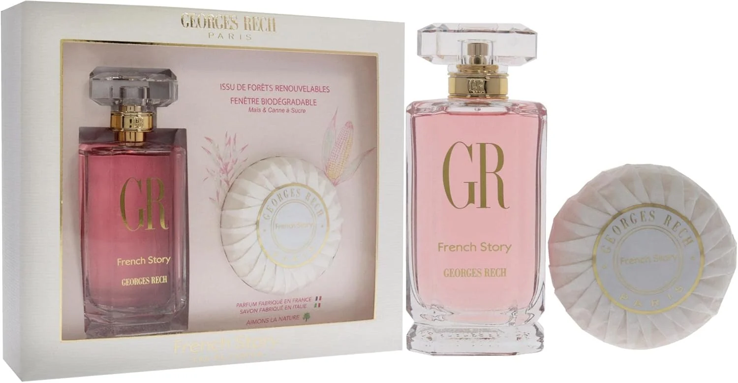 Georges Rech French Story EDP For Her - 100 ml, Soap Women 2 Pc Set
