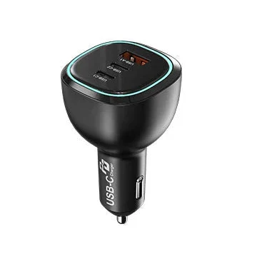 Engage, 3 Port USB-C Car Charger (165W)