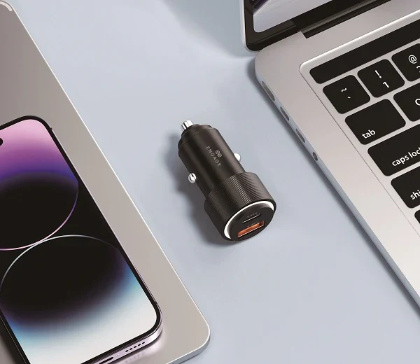 Engage, Dual Port Aluminium Alloy Car Charger (95W)