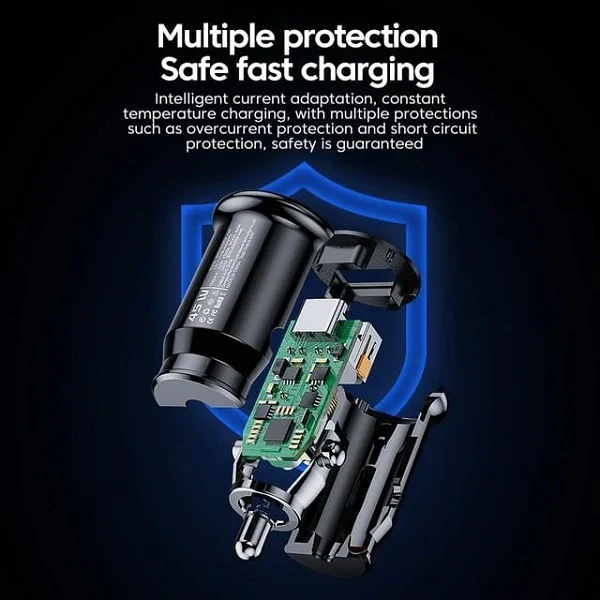 Engage, 2-Port Fast Car Charger (45W)
