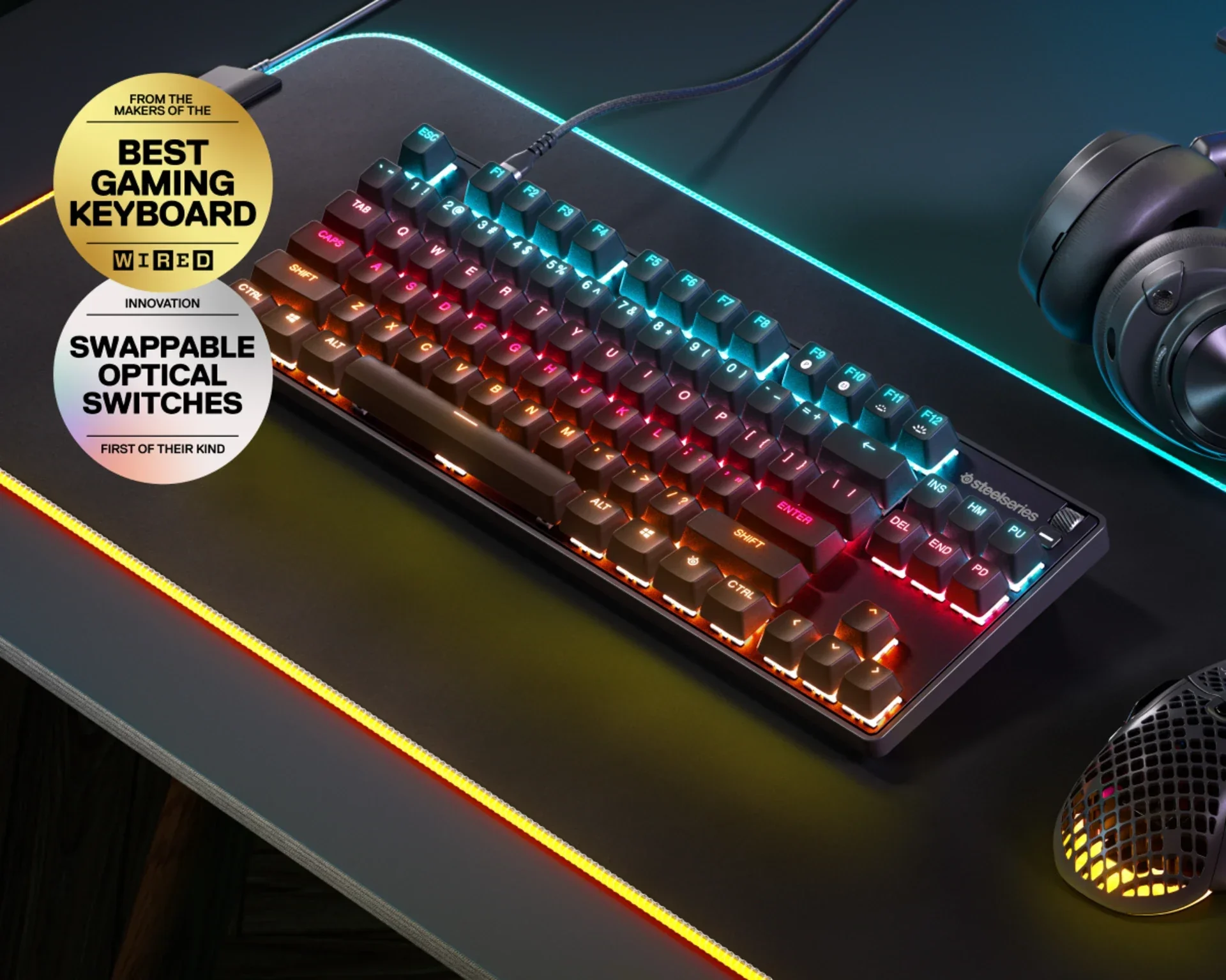 Steelseries Apex 9 TKL Gaming keyboard - US 64847