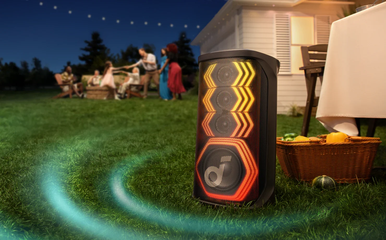 Anker Soundcore Rave 3S, AI Karaoke Party Speaker, 200W