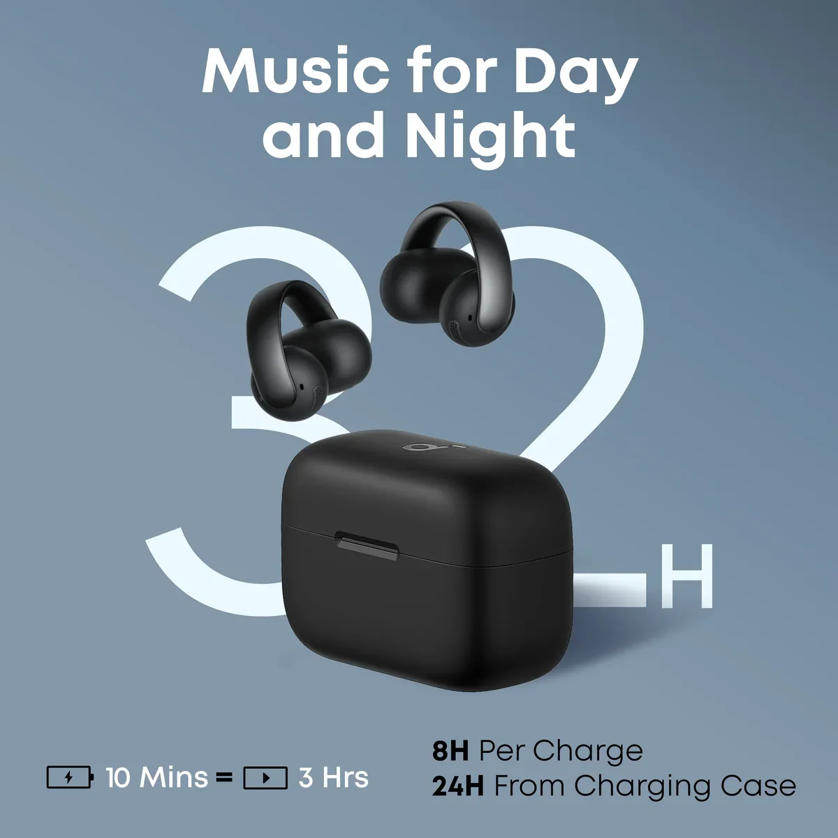 Anker soundcore AeroClip, Open-Ear Clip-On Earbuds