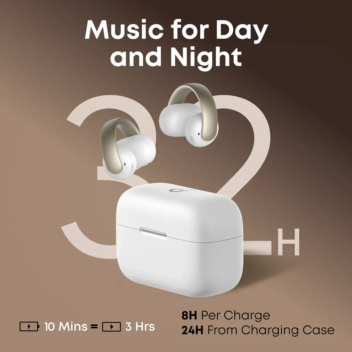 Anker soundcore AeroClip, Open-Ear Clip-On Earbuds