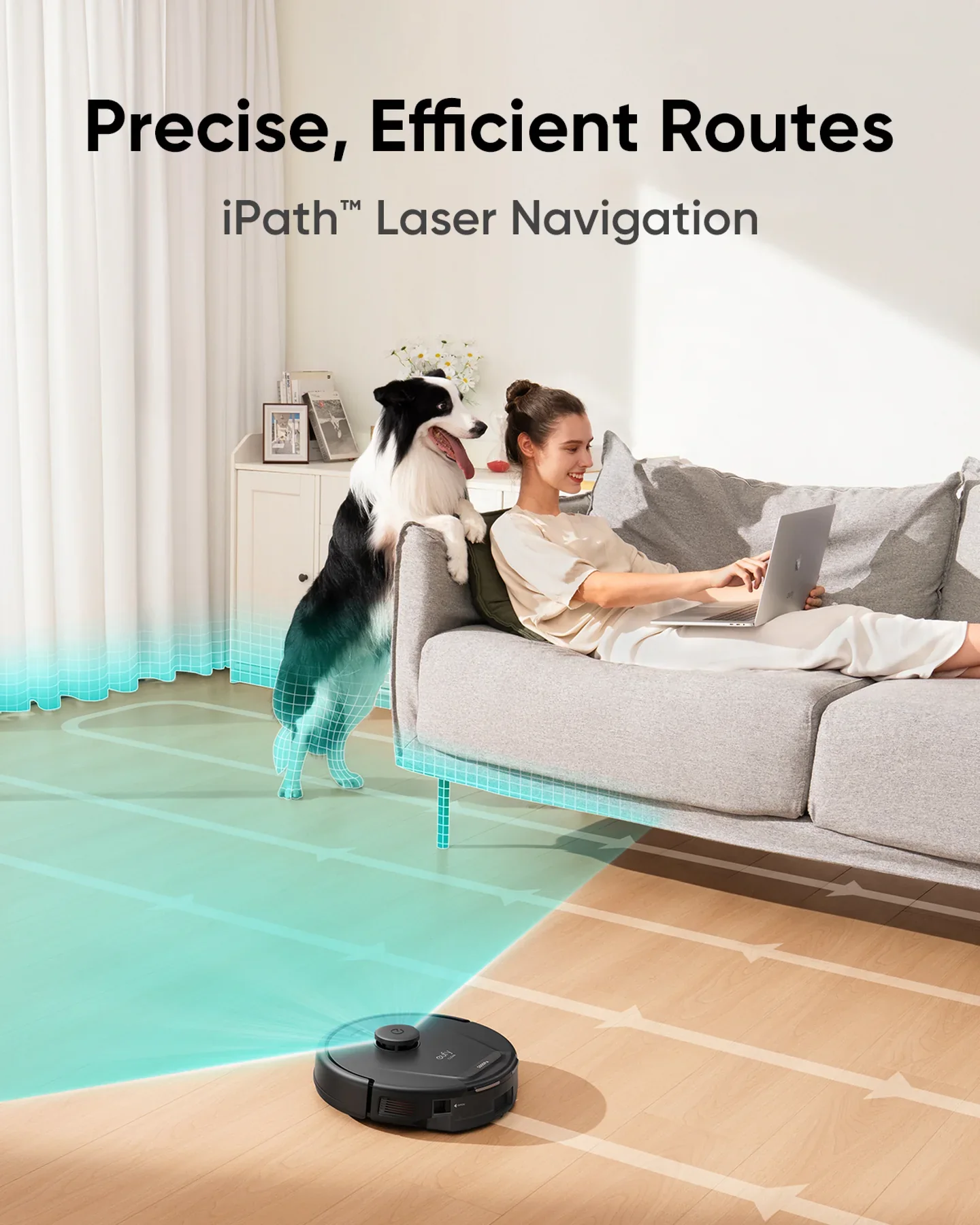 Eufy T2278V11, L60 Hybrid Robot Vacuum Cleaner with Self Empty Station - Black