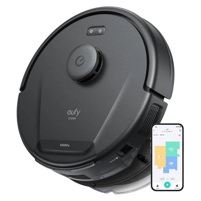 Eufy T2268 , L60 Hybrid Robot Vacuum Cleaner, 50W, 260ml – Black