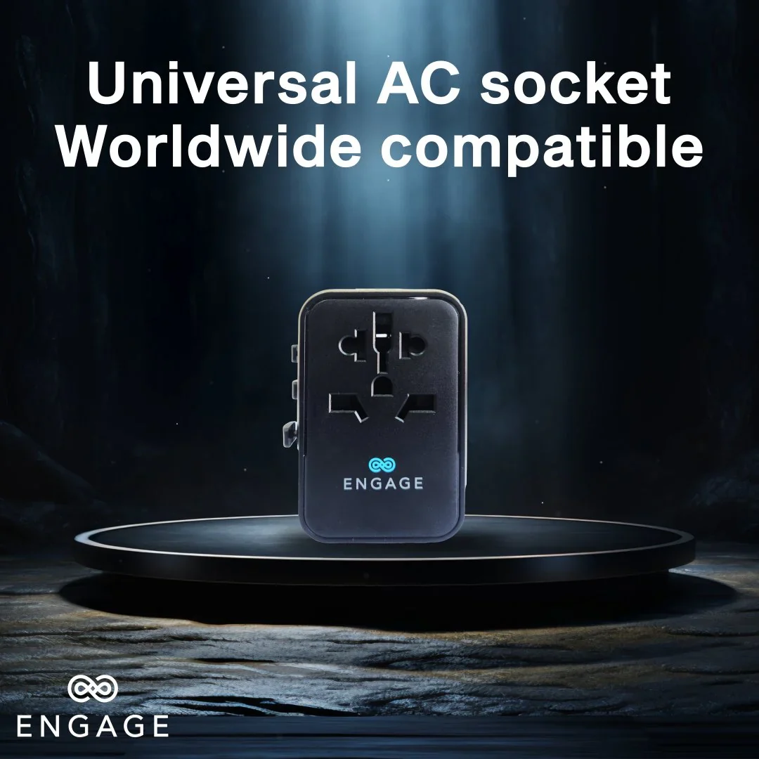 Engage, Universal Travel Charger/Adapter with 3 PD Ports (65W)