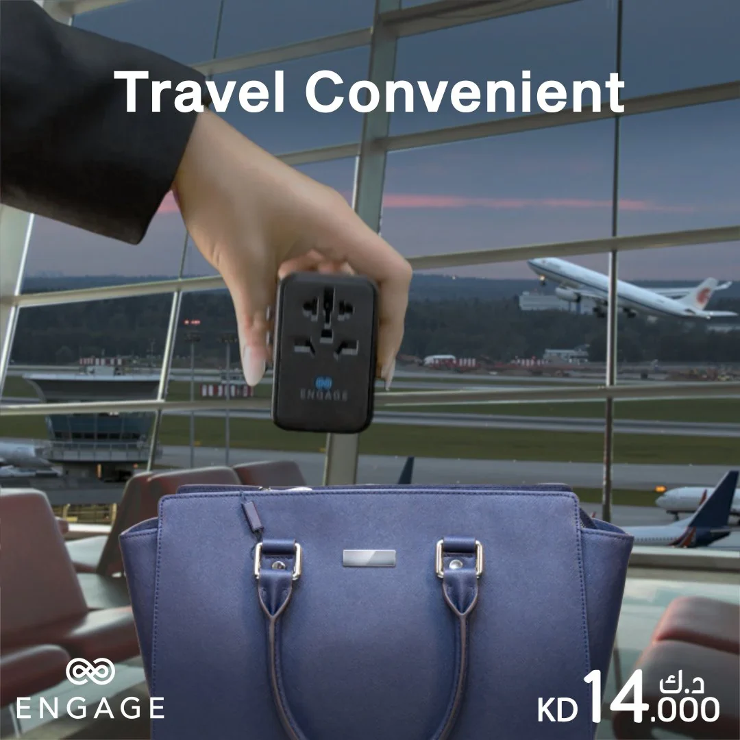 Engage, Universal Travel Charger/Adapter with 3 PD Ports (65W)