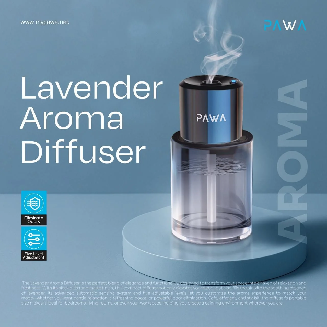 PAWA, Lavender Aroma Diffuser